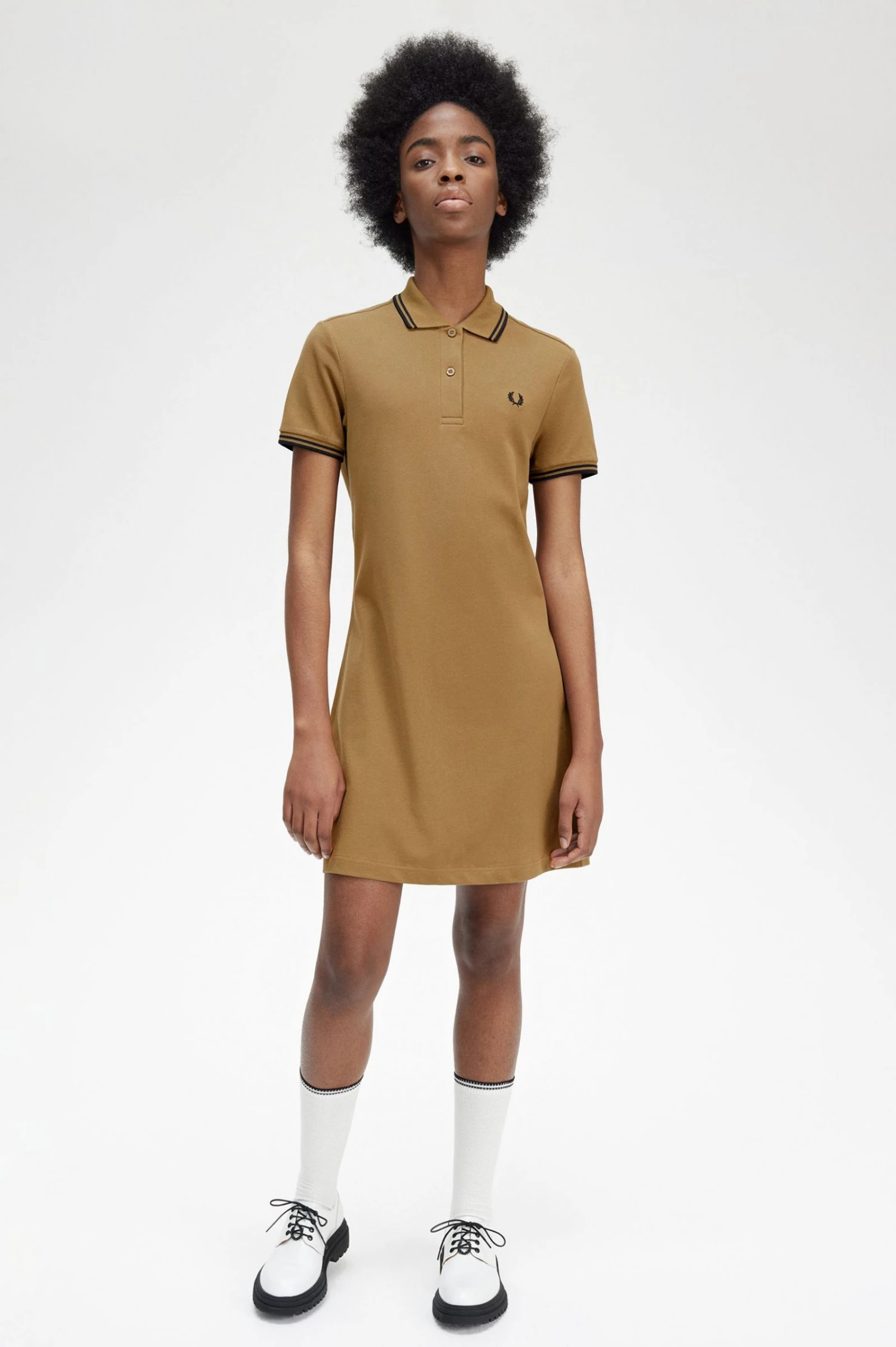 Twin Tipped Fred Perry Shirt Dress 4 Twin Tipped Fred Perry Shirt Dress - Image 4