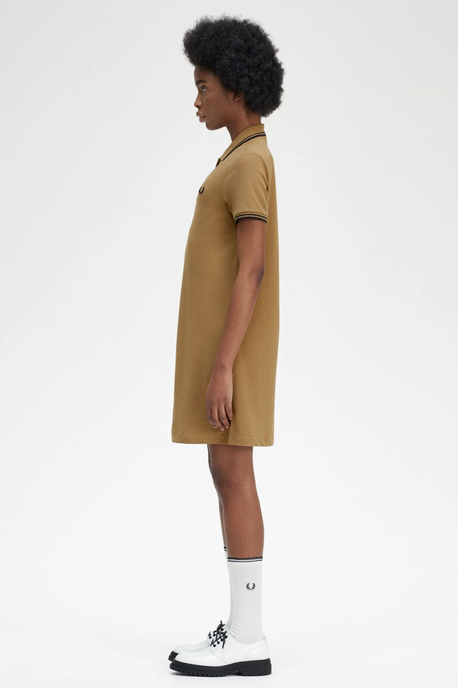 Twin Tipped Fred Perry Shirt Dress 2 Twin Tipped Fred Perry Shirt Dress - Image 2