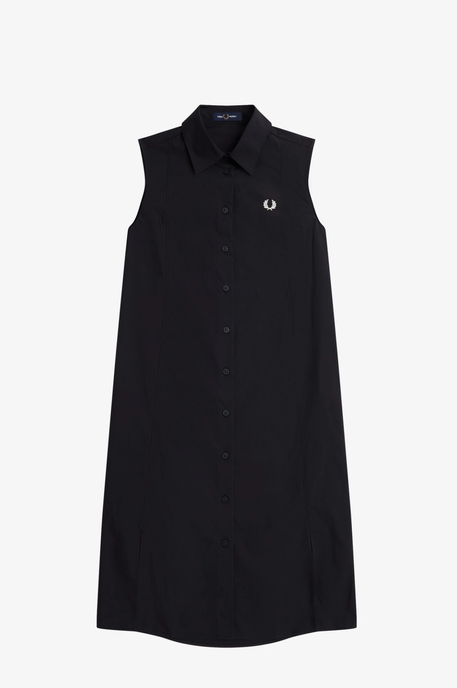 Fred Perry Sleeveless Shirt Dress 6 Fred Perry Sleeveless Shirt Dress - Image 6