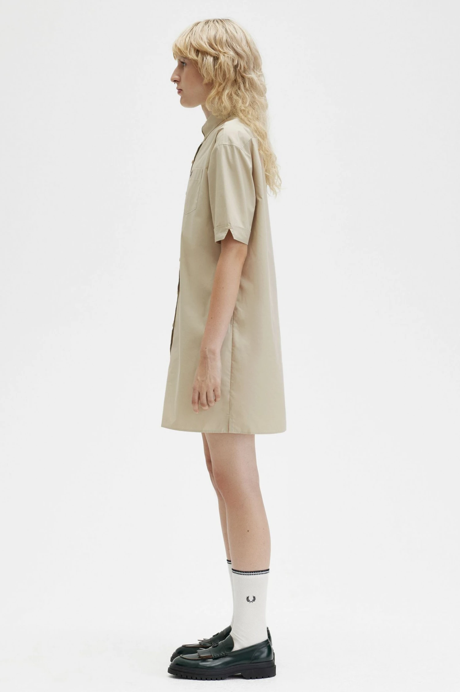 Fred Perry Relaxed Shirt Dress 2 Fred Perry Relaxed Shirt Dress - Image 2