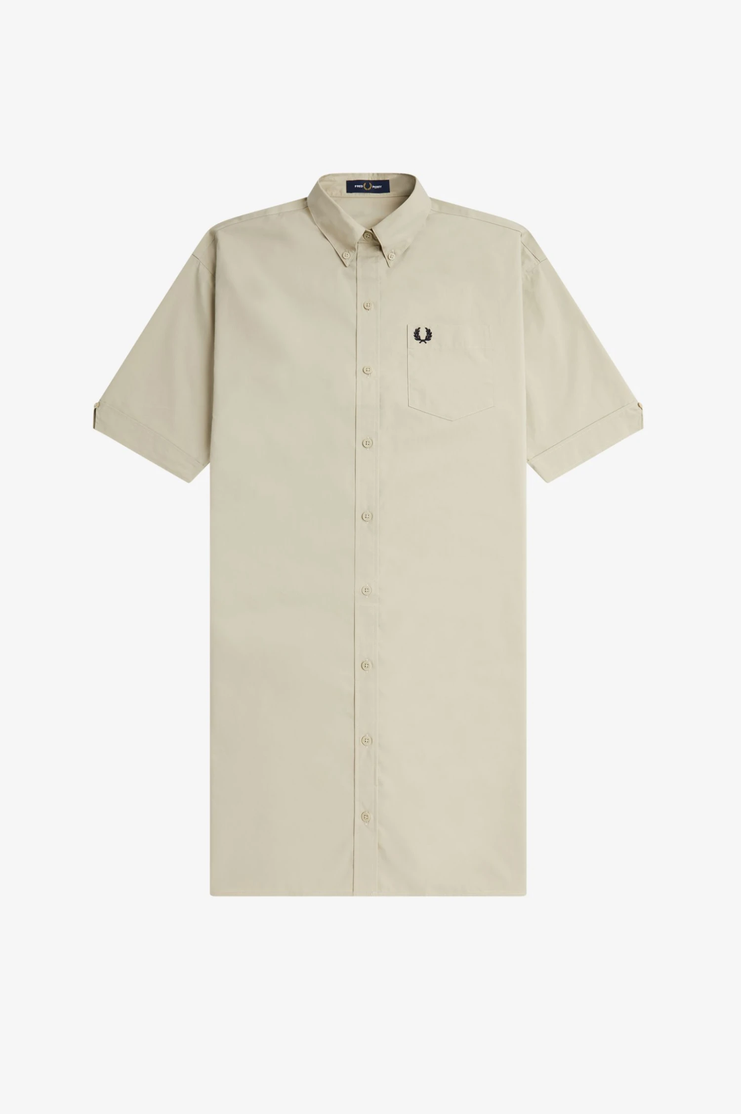 Fred Perry Relaxed Shirt Dress 6 Fred Perry Relaxed Shirt Dress - Image 6