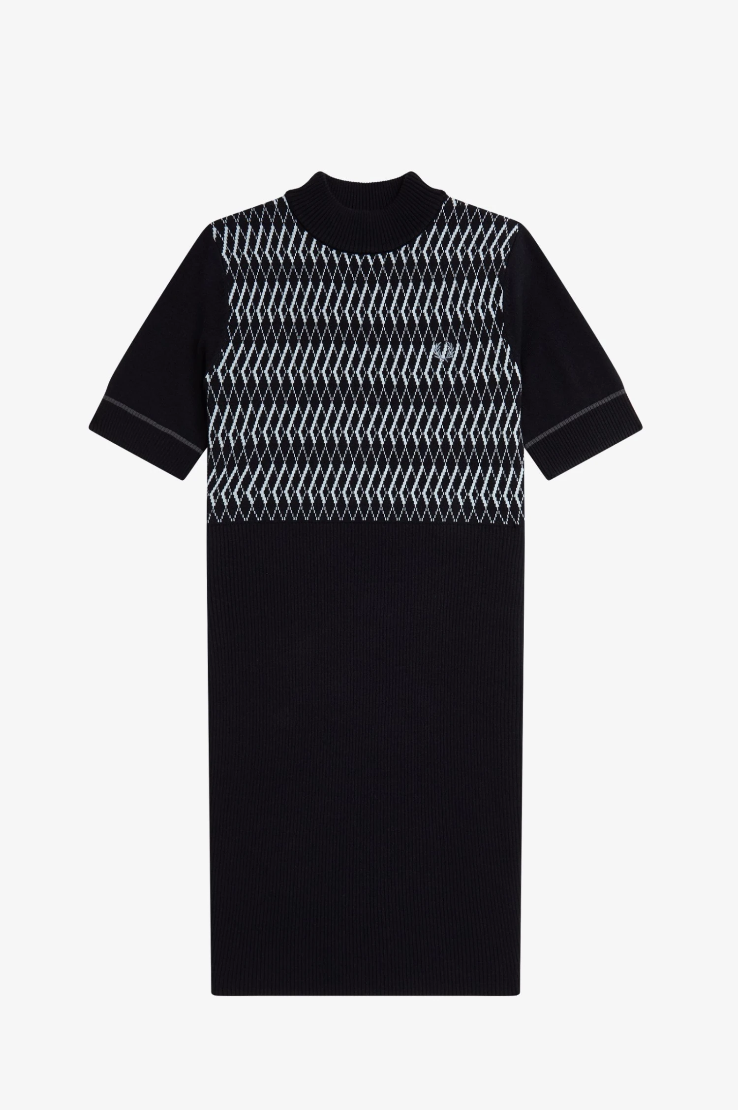 Fred Perry Jacquard Knitted Dress 5 Fred Perry Jacquard Knitted Dress - Image 5