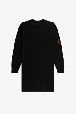 Fred Perry Laurel Wreath Knitted Dress 11 Fred Perry Laurel Wreath Knitted Dress -Fred Perry D6164 102 V2 Q323 FLATBACK