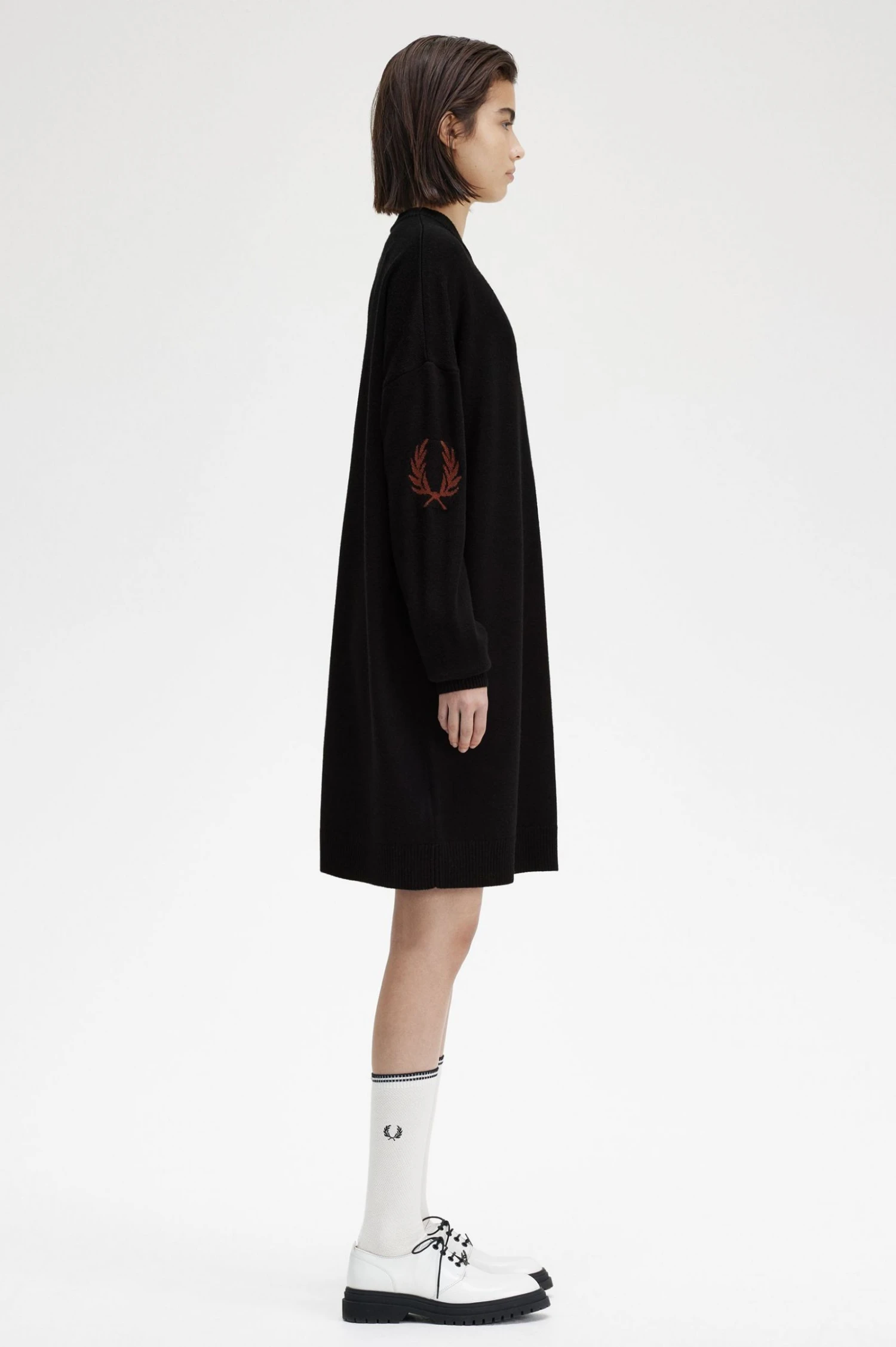 Fred Perry Laurel Wreath Knitted Dress 2 Fred Perry Laurel Wreath Knitted Dress - Image 2