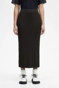 Fred Perry Ribbed Knitted Skirt