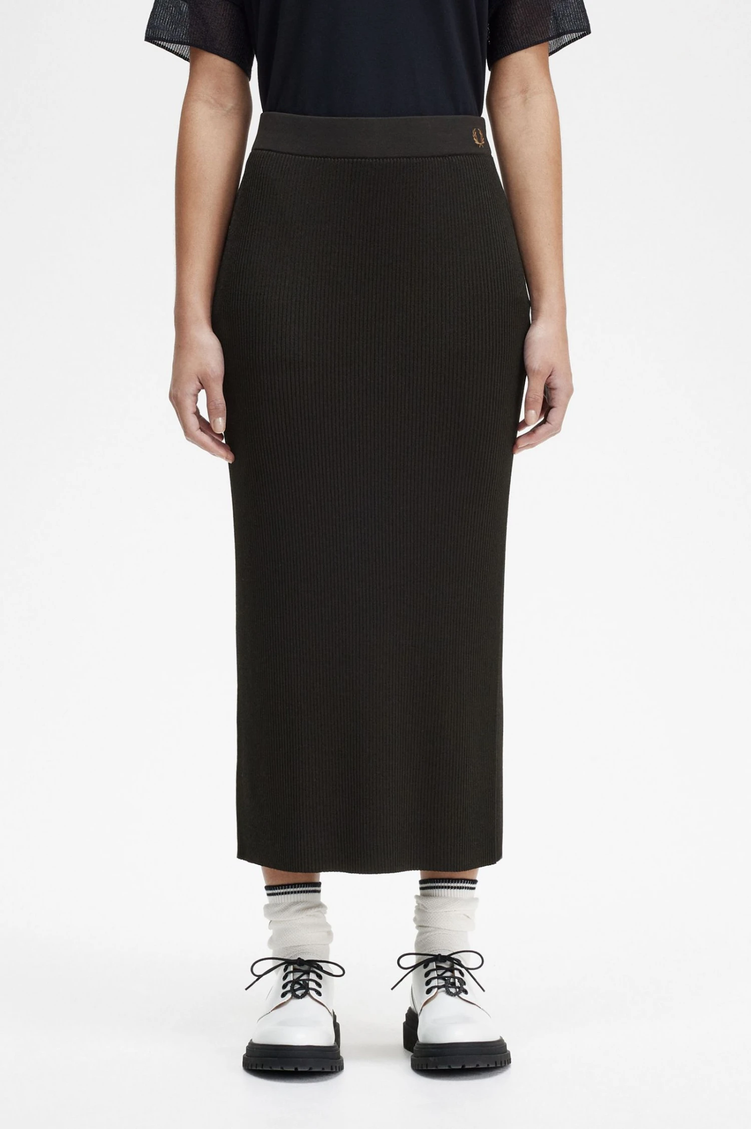 Fred Perry Ribbed Knitted Skirt 1 Fred Perry Ribbed Knitted Skirt