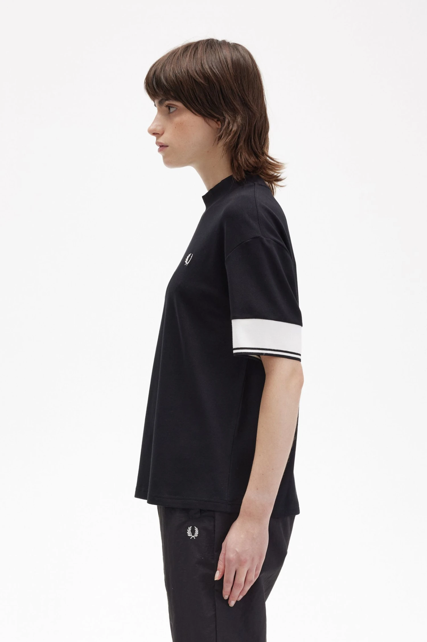Fred Perry Tipped Cuff Piqué T-Shirt 2 Fred Perry Tipped Cuff Piqué T-Shirt - Image 2