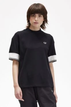 Fred Perry Tipped Cuff Piqué T-Shirt 8 Fred Perry Tipped Cuff Piqué T-Shirt -Fred Perry G5153 102 3