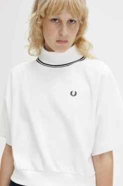 Fred Perry Tipped Mock Neck Top 7 Fred Perry Tipped Mock Neck Top -Fred Perry G5154 129 3