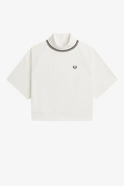 Fred Perry Tipped Mock Neck Top 8 Fred Perry Tipped Mock Neck Top -Fred Perry G5154 129 4
