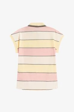 Fred Perry Striped Keyhole Piqué Shirt 11 Fred Perry Striped Keyhole Piqué Shirt -Fred Perry G5155 R32 6