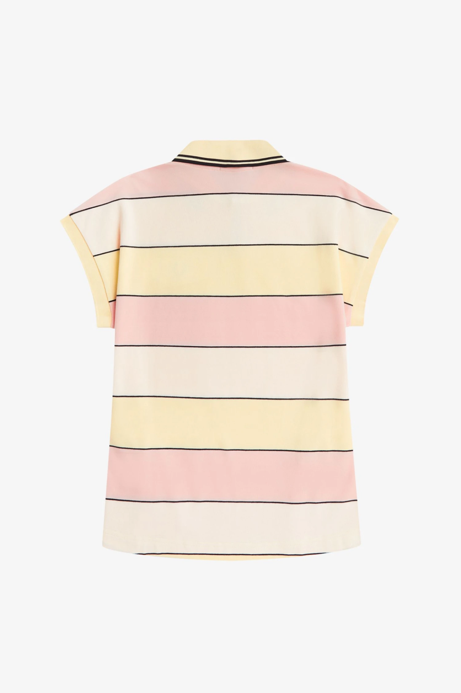 Fred Perry Striped Keyhole Piqué Shirt 6 Fred Perry Striped Keyhole Piqué Shirt - Image 6