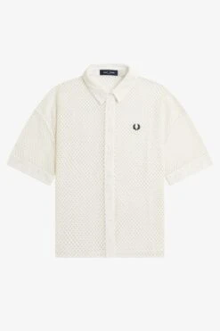 Fred Perry Open-Knit Shirt -Fred Perry G5158 129 5