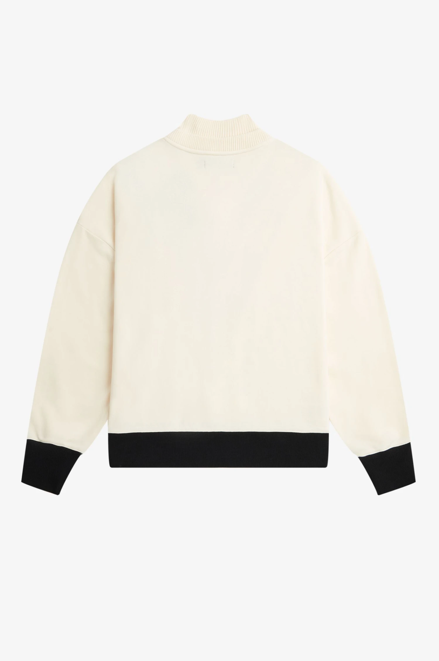 Fred Perry Tipped Knitted Trim Sweatshirt 6 Fred Perry Tipped Knitted Trim Sweatshirt - Image 6