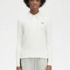 Fred Perry Long Sleeve Ribbed Polo Shirt