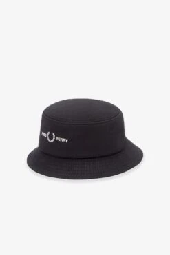 Fred Perry Twill Graphic Branding Bucket Hat