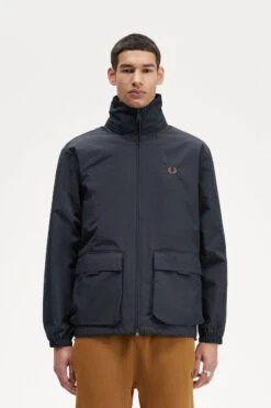 Fred Perry Patch Pocket Zip Through Jacket