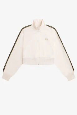 Fred Perry Cropped Taped Track Jacket 13 Fred Perry Cropped Taped Track Jacket -Fred Perry J5123 R33 6