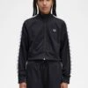 Fred Perry Cropped Taped Track Jacket