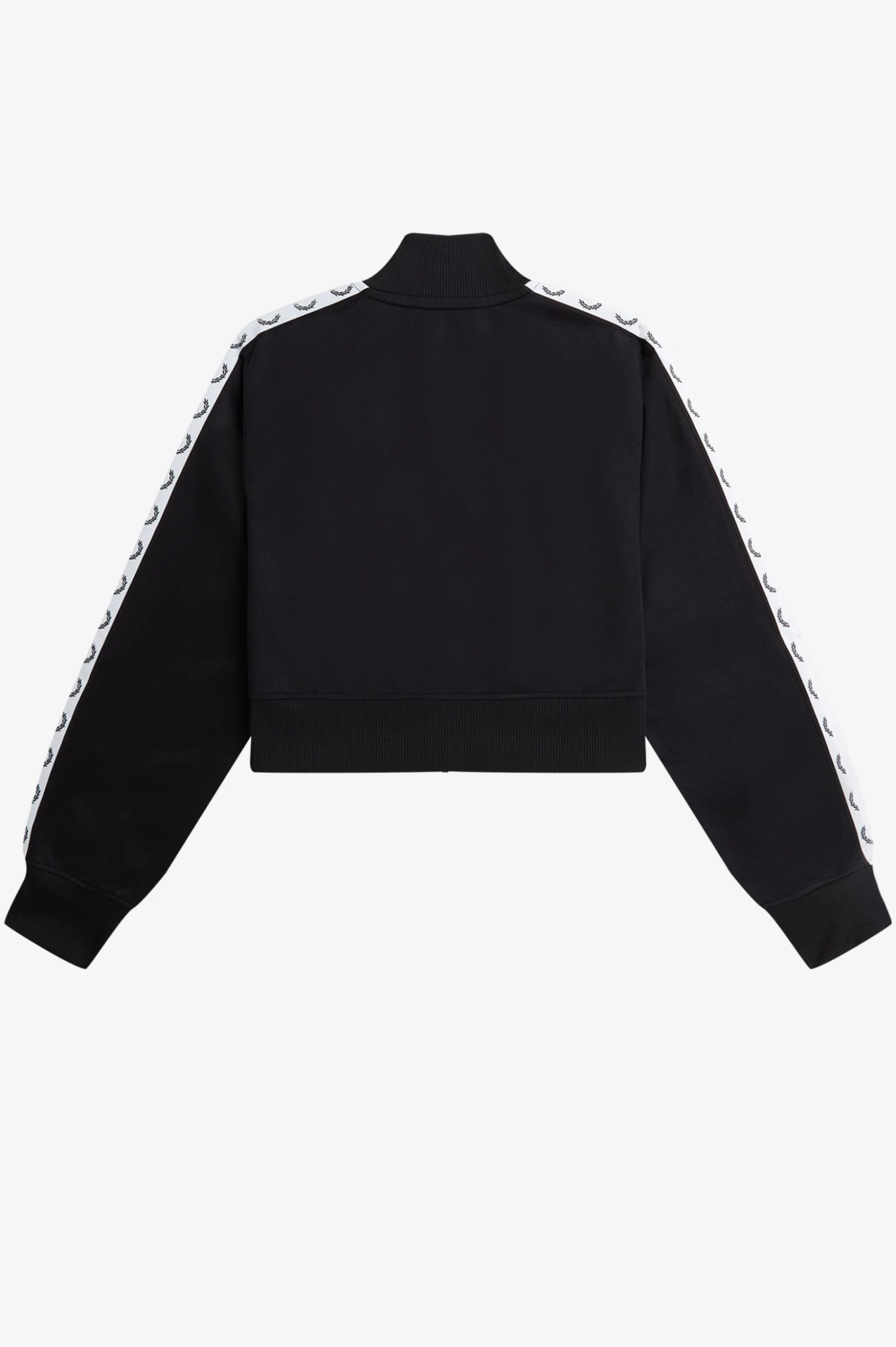 Fred Perry Cropped Taped Track Jacket 8 Fred Perry Cropped Taped Track Jacket - Image 8