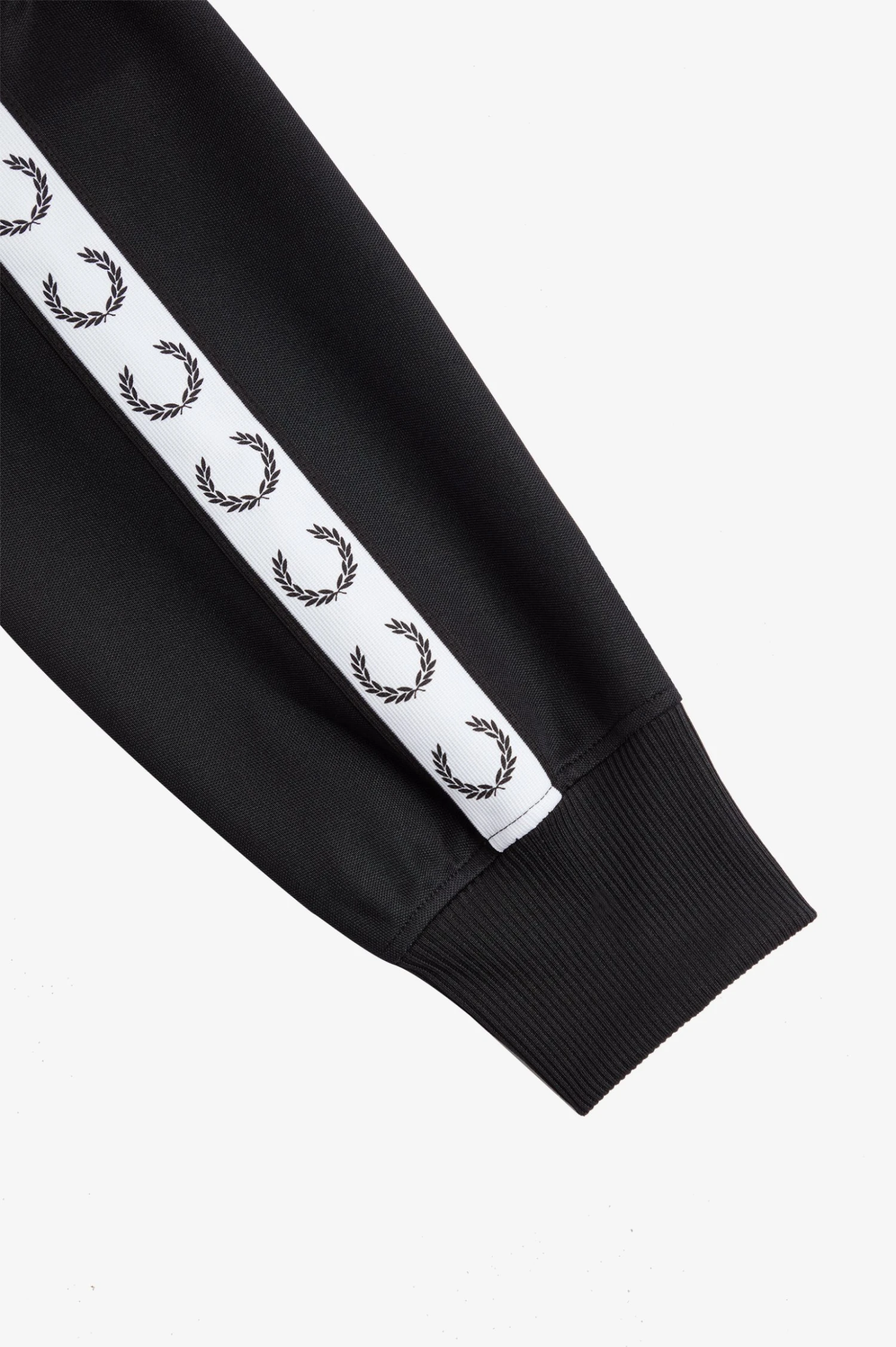 Fred Perry Cropped Taped Track Jacket 9 Fred Perry Cropped Taped Track Jacket - Image 9