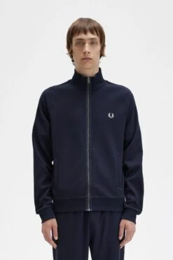 Fred Perry Knitted Tape Track Jacket
