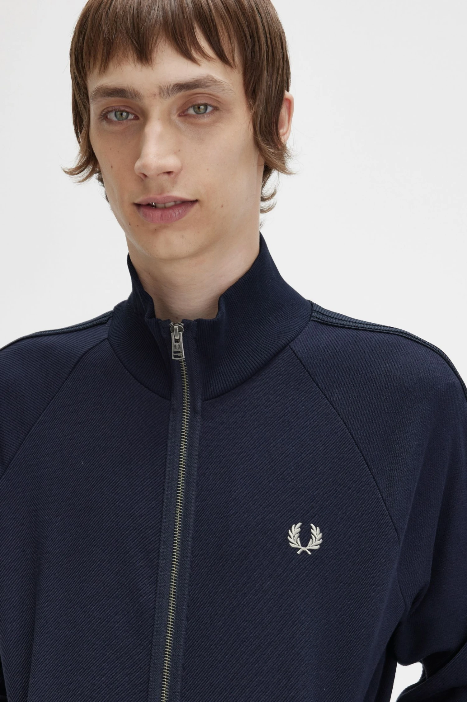 Fred Perry Knitted Tape Track Jacket 4 Fred Perry Knitted Tape Track Jacket - Image 4