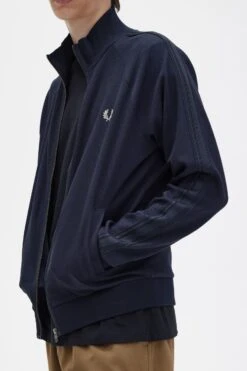 Fred Perry Knitted Tape Track Jacket 13 Fred Perry Knitted Tape Track Jacket -Fred Perry J5550 608 6