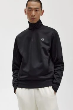 Fred Perry Branded Collar Track Jacket 10 Fred Perry Branded Collar Track Jacket -Fred Perry J5554 102 4