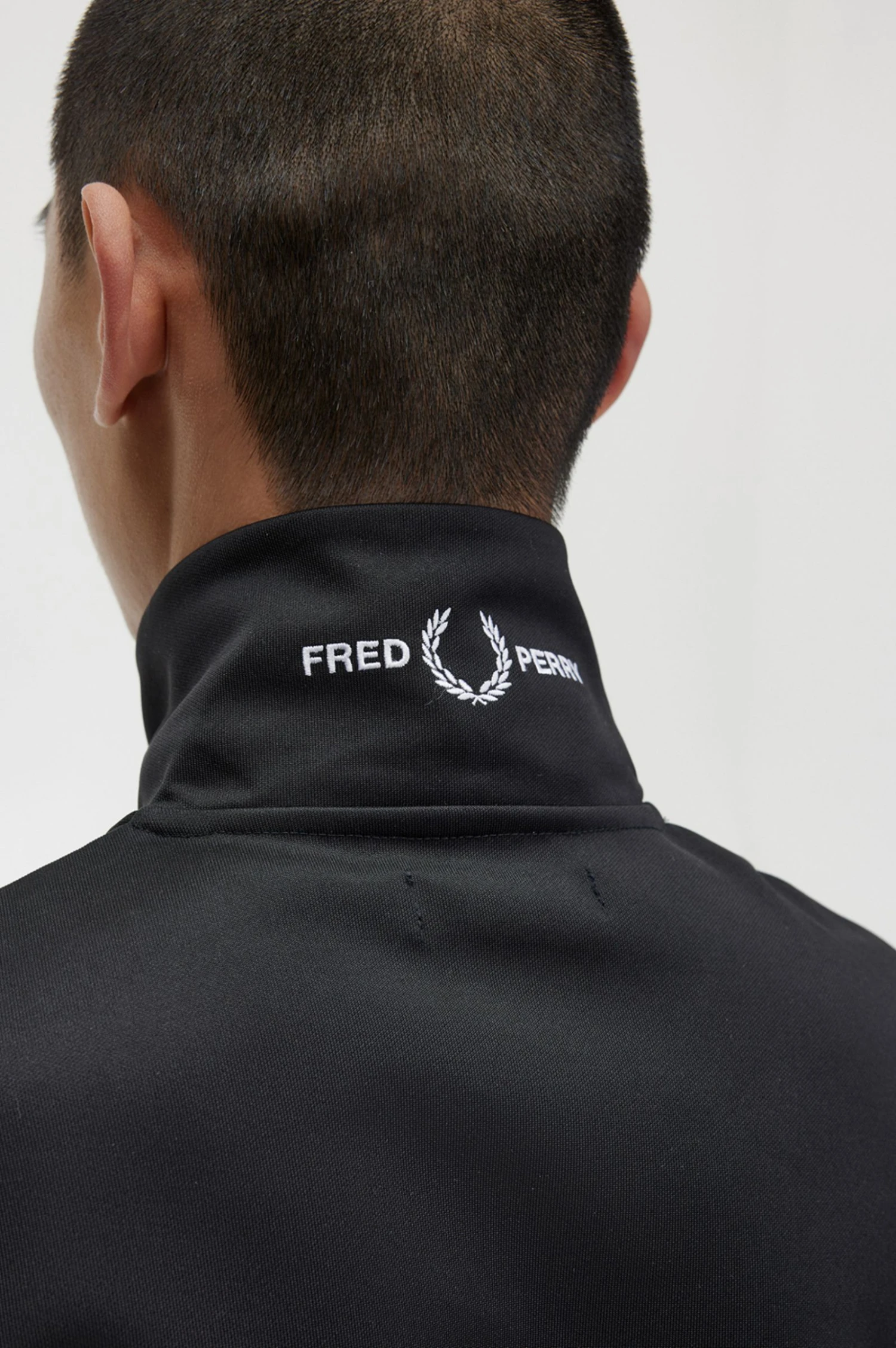 Fred Perry Branded Collar Track Jacket 5 Fred Perry Branded Collar Track Jacket - Image 5