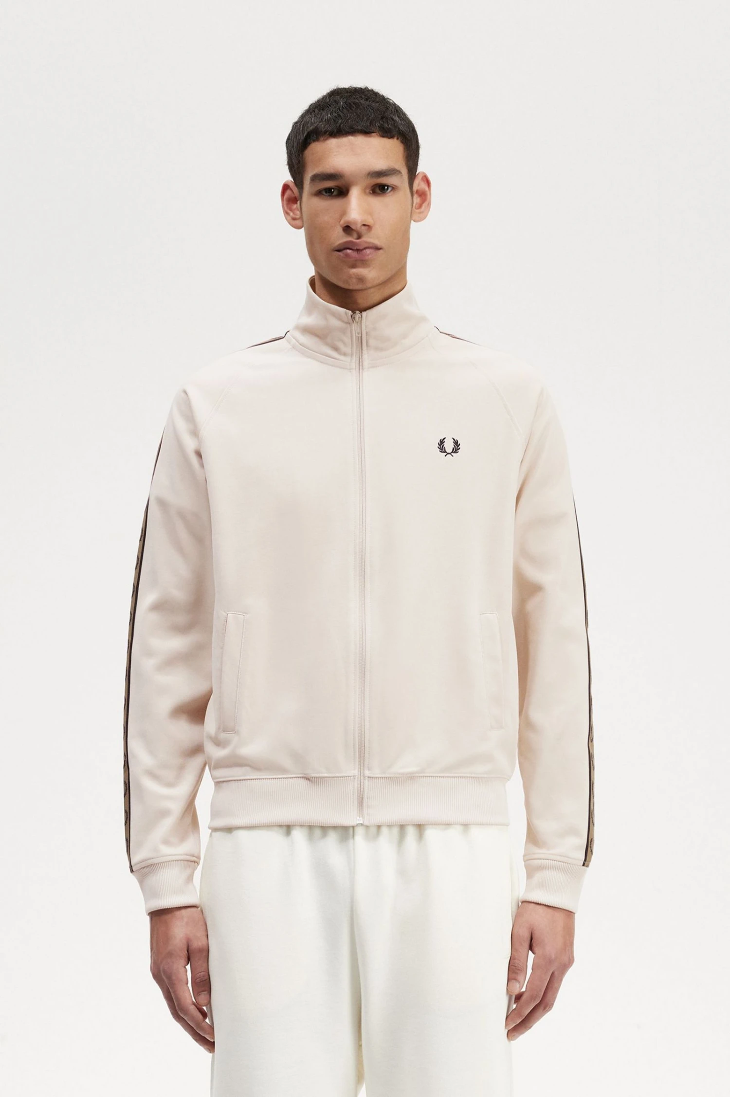 Fred Perry Contrast Tape Track Jacket 1 Fred Perry Contrast Tape Track Jacket