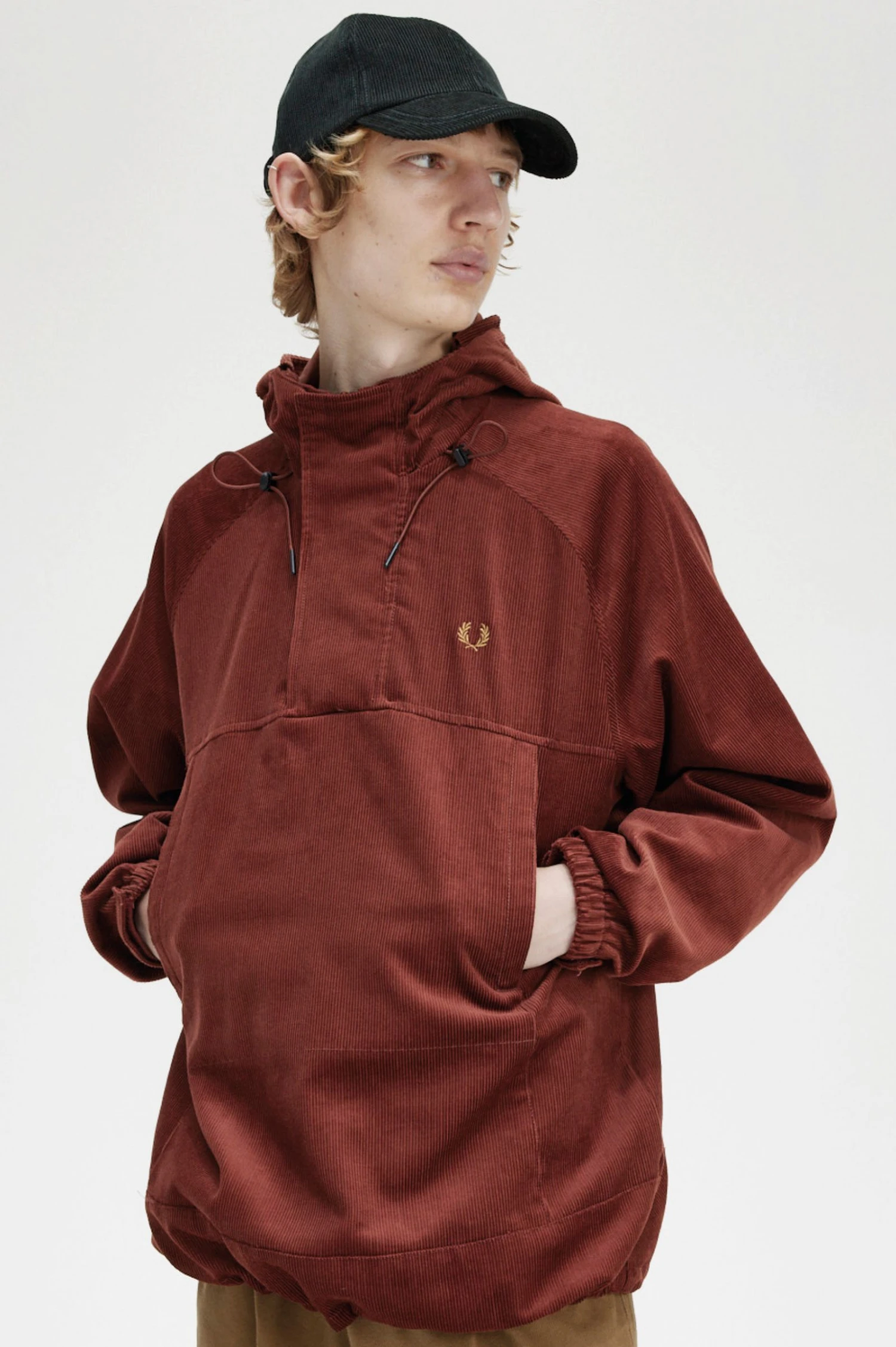 Fred Perry Cord Overhead Jacket 4 Fred Perry Cord Overhead Jacket - Image 4