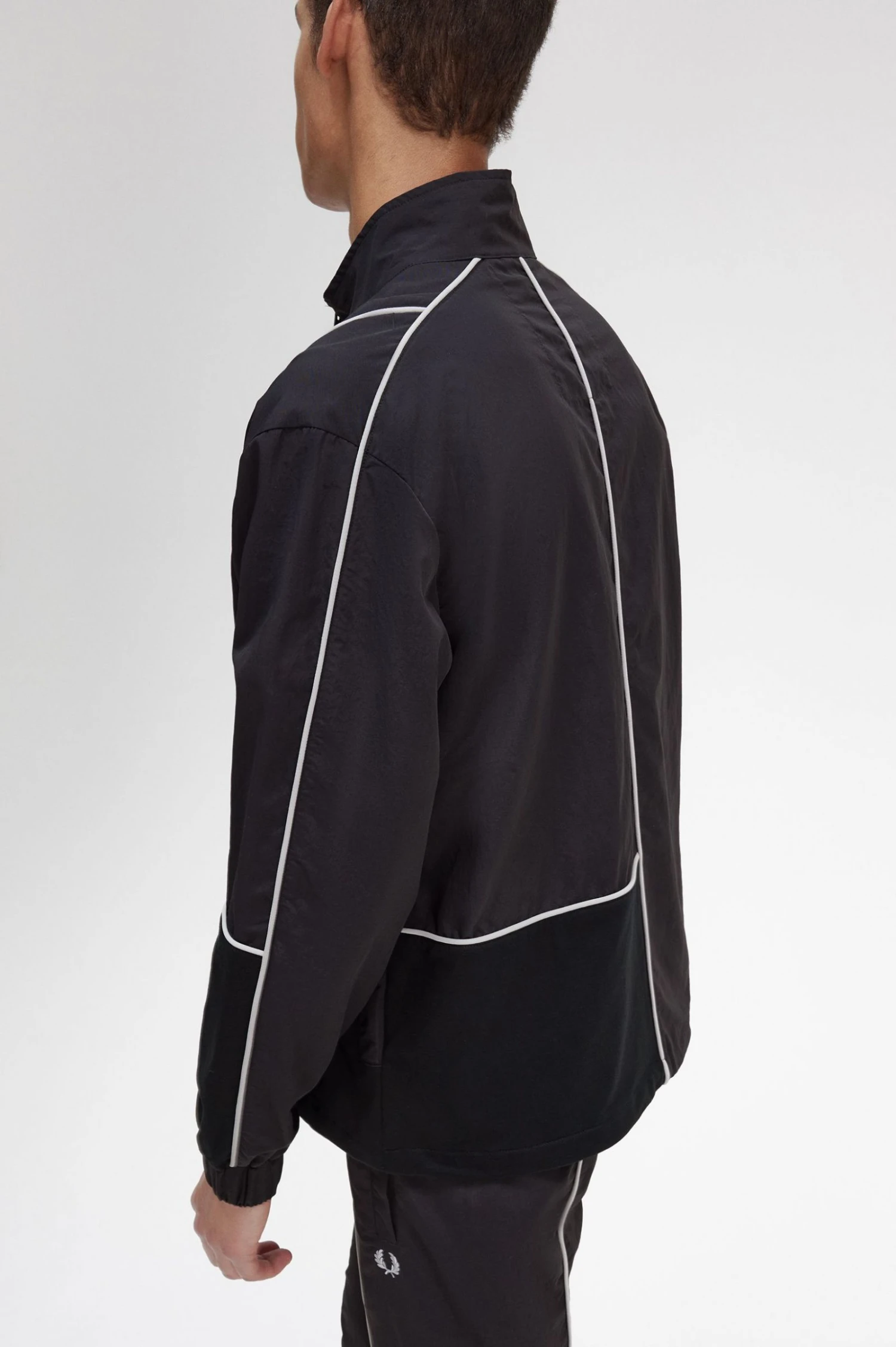 Fred Perry Piped Shell Jacket 5 Fred Perry Piped Shell Jacket - Image 5