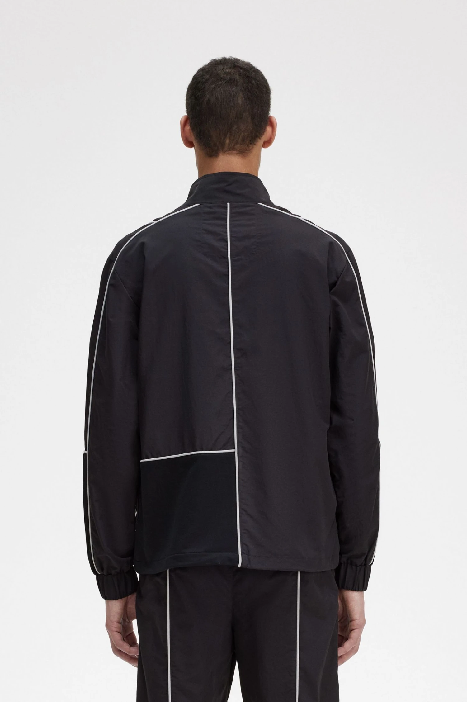 Fred Perry Piped Shell Jacket 3 Fred Perry Piped Shell Jacket - Image 3