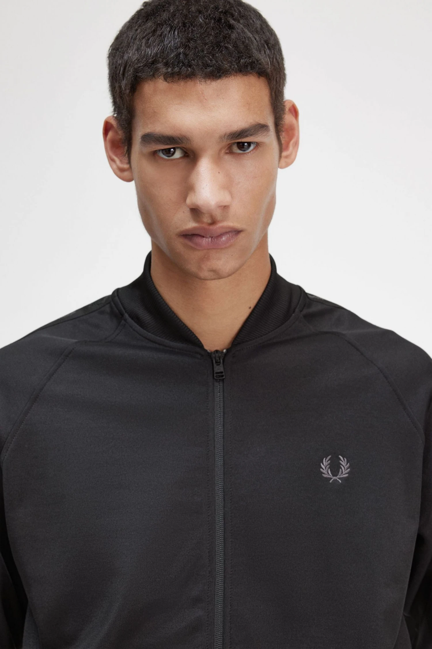 Fred Perry Tonal Tape Track Jacket 6 Fred Perry Tonal Tape Track Jacket - Image 6