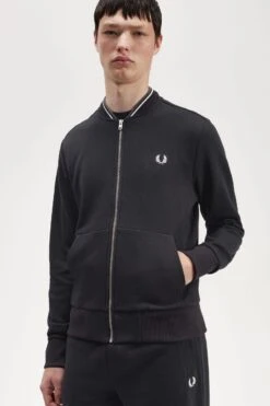 Fred Perry Zip Through Sweatshirt 6 Fred Perry Zip Through Sweatshirt -Fred Perry J7504 184 V2 Q323 ED1