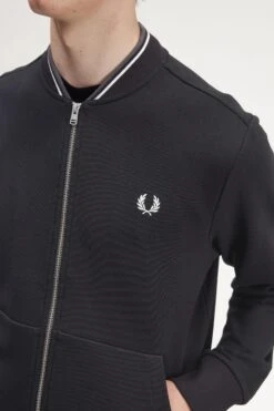 Fred Perry Zip Through Sweatshirt 7 Fred Perry Zip Through Sweatshirt -Fred Perry J7504 184 V2 Q323 ED2