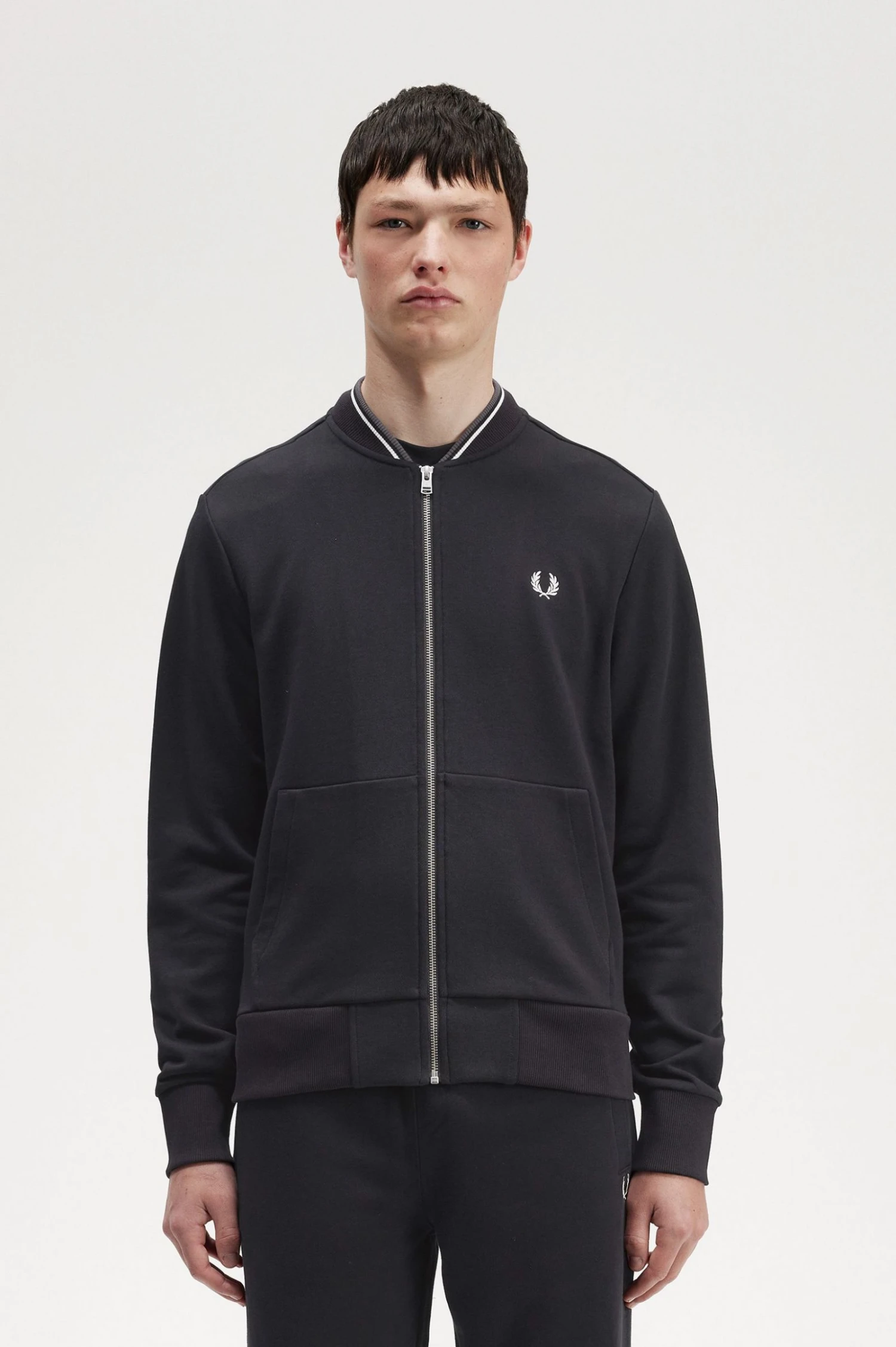 Fred Perry Zip Through Sweatshirt 1 Fred Perry Zip Through Sweatshirt