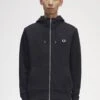 Fred Perry Hooded Zip Through Sweatshirt