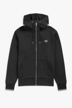 Fred Perry Hooded Zip Through Sweatshirt -Fred Perry J7536 198 8