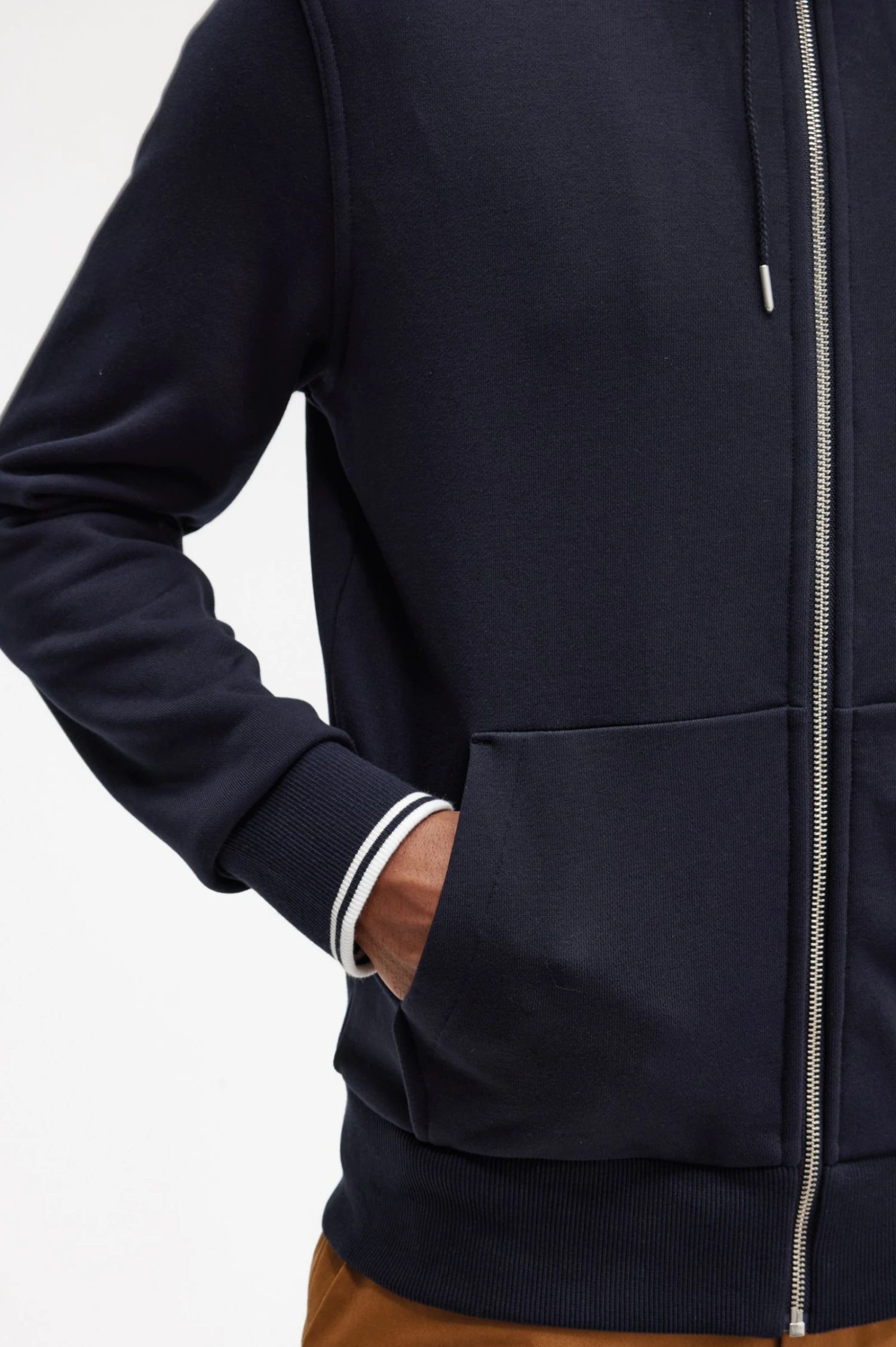 Fred Perry Hooded Zip Through Sweatshirt 5 Fred Perry Hooded Zip Through Sweatshirt - Image 5
