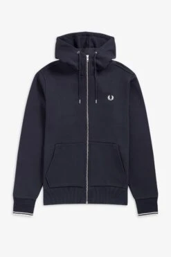 Fred Perry Hooded Zip Through Sweatshirt 13 Fred Perry Hooded Zip Through Sweatshirt -Fred Perry J7536 795 6