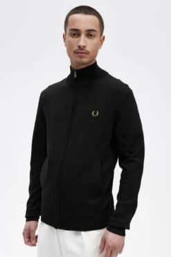 Fred Perry Classic Zip Through Cardigan -Fred Perry K4534 184 V2 Q323 ED2