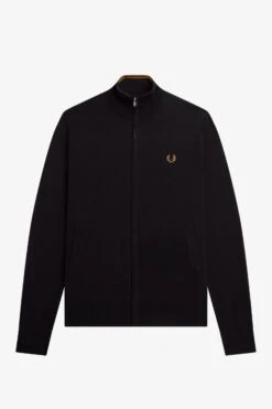 Fred Perry Classic Zip Through Cardigan -Fred Perry K4534 184 V2 Q323 FLATFRONT