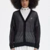Fred Perry Sheer V-Neck Cardigan