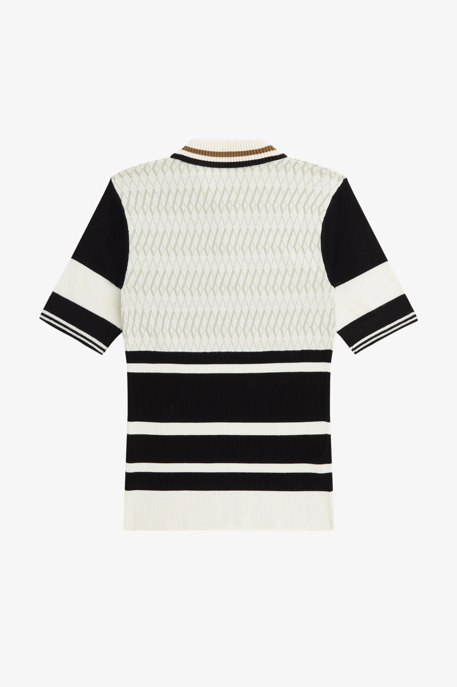 Fred Perry Jacquard Knitted Shirt 5 Fred Perry Jacquard Knitted Shirt - Image 5