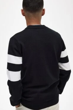 Fred Perry Tipped Sleeve Cardigan 10 Fred Perry Tipped Sleeve Cardigan -Fred Perry K5534 102 4