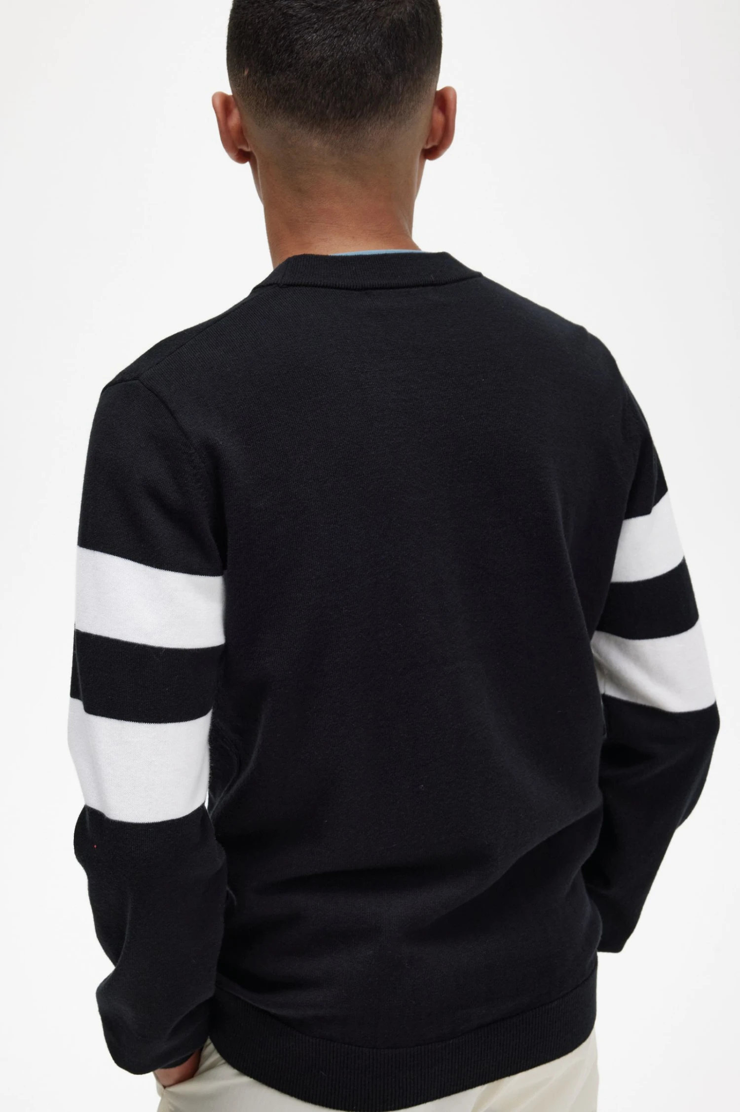 Fred Perry Tipped Sleeve Cardigan 4 Fred Perry Tipped Sleeve Cardigan - Image 4