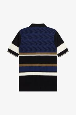 Fred Perry Argyle Panel Knitted Shirt -Fred Perry K5553 143 7