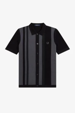 Fred Perry Striped Knitted Shirt -Fred Perry K5557 102 6
